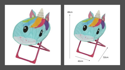 Unicorn youth store saucer chair