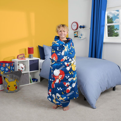 Kids Weighted Blanket Sonic Throw Sleep Therapy Sensory Stress Relief - 2kg