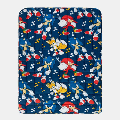 Kids Weighted Blanket Sonic Throw Sleep Therapy Sensory Stress Relief - 2kg - 5