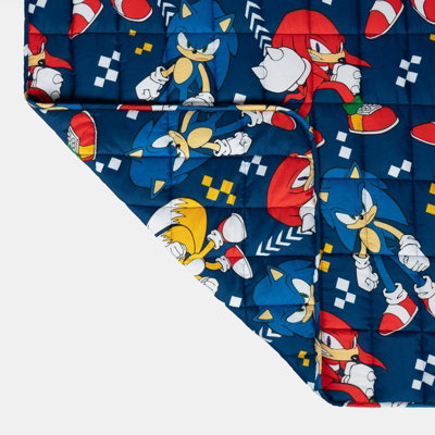Kids Weighted Blanket Sonic Throw Sleep Therapy Sensory Stress Relief - 3kg - 6