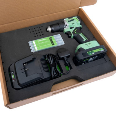 Kielder KWT-019-91 TYPE18 18v 75Nm Drill Driver, 1 x 2.0Ah + Charger ...