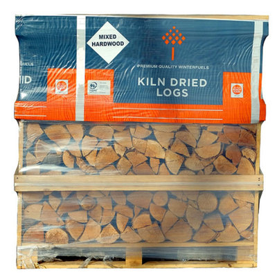Kiln Dried Firewood Logs Mixed Hardwood Logs Ready To Burn 1m Crate by Laeto Firewood Depot - INCLUDES FREE DELIVERY - 3