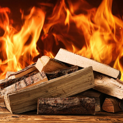 Kiln Dried Firewood Logs Mixed Hardwood Logs Ready To Burn 1m Crate by Laeto Firewood Depot - INCLUDES FREE DELIVERY - 4