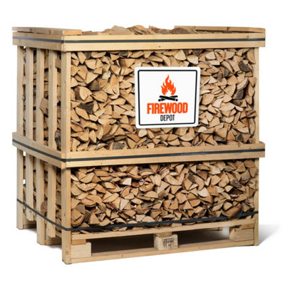 Kiln Dried Firewood Logs Mixed Hardwood Logs Ready To Burn 1m Crate by Laeto Firewood Depot Price Comparisons | Compare The Build