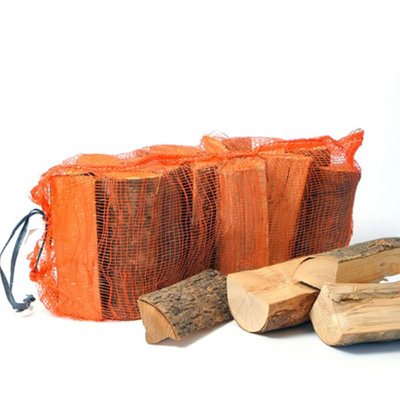 Kiln Dried Firewood Logs Mixed Hardwood Logs Ready To Burn x10 Nets by Laeto Firewood Depot - INCLUDES FREE DELIVERY