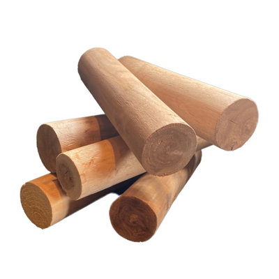 Kiln Dried Hardwood Fine Sawn Full Round Interior Display Decorative Logs 1 x Mini Box - 3