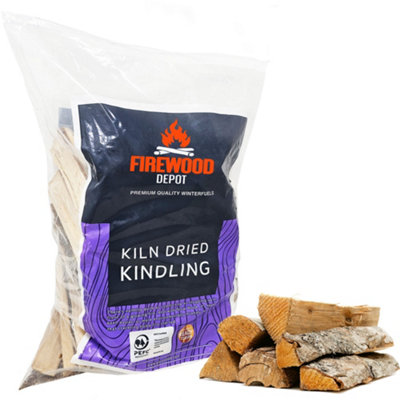 Kiln Dried Kindling Bag Firewood Ready To Burn by Laeto Firewood Depot - INCLUDES FREE DELIVERY