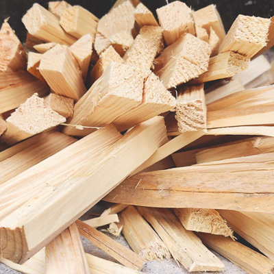 Kiln Dried Kindling Firewood Ready To Burn (x10 Nets) by Laeto Firewood Depot - INCLUDES FREE DELIVERY - 7