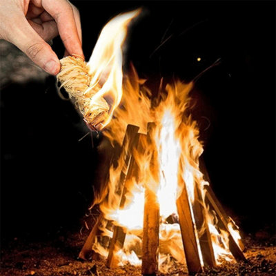 Kiln Dried Natural Firelighters Wood Wool Firewood Ready To Burn 192 Pieces by Laeto Firewood Depot - INCLUDES FREE DELIVERY