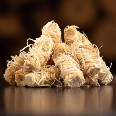 Kiln Dried Natural Firelighters Wood Wool Firewood Ready To Burn 96 Pieces by Laeto Firewood Depot - INCLUDES FREE DELIVERY - 6