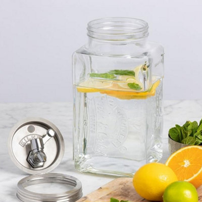 Kilner Glass Fridge Dispenser 3 Litre Clear