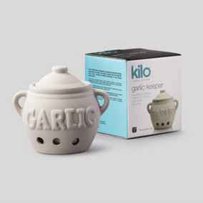 Kilo Ceramic Garlic Storage Pot. 11cm