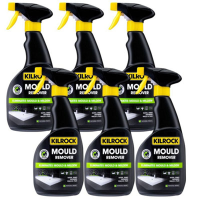 Kilrock blast away mould spray Effective Mildew Stain Remover 500ml x 6
