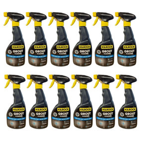 Kilrock Grout Cleaner Spray Restorers Dirty Tile Grout Lines 500ml Pack of 12
