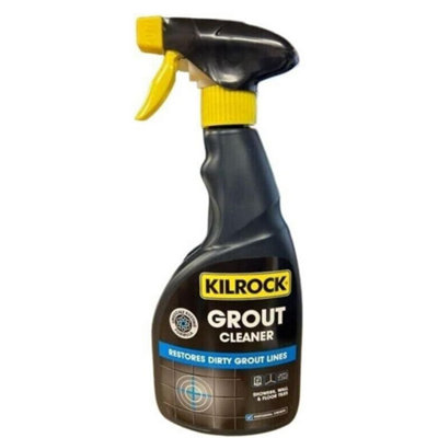 Kilrock Grout Cleaner Spray Restorers Dirty Tile Grout Lines 500ml Pack of 3