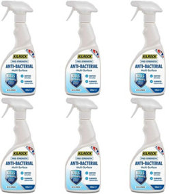 Kilrock Pro-Strength Anti-Bacterial Multi-Surface 500ml Spray (Pack of 6)