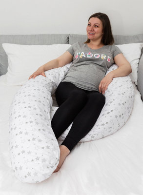 12FT Comfort U Pillow Only Full Body Back Support Maternity Pregnancy  U-pillow 