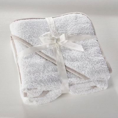 Kinder Valley 2 Pack Hooded Towel White