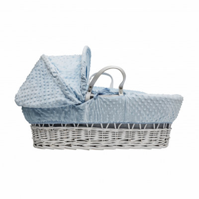 Shop Pod Blue Moses Basket Bedding Set