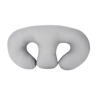 Kinder Valley Grey Twin Nursing Pillow