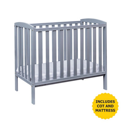 Compact cot on sale and mattress