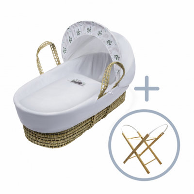 Kinder Valley Koala Palm Moses Basket With Folding Stand Natural DIY