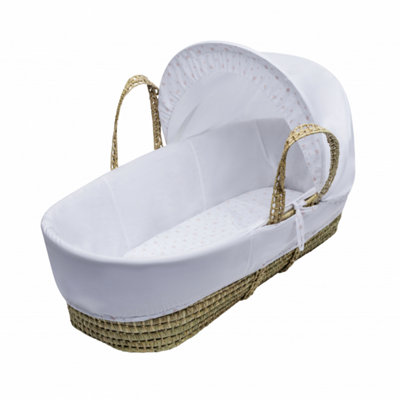 Kinder Valley Little Star Pink Palm Moses Basket