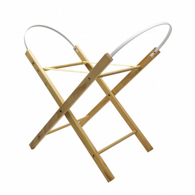 Kinder Valley Opal Folding Moses Basket Stand Natural