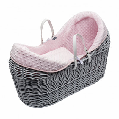 Pink moses basket sheets best sale