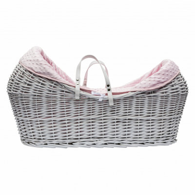 White honeycomb wicker discount pod basket and rocker