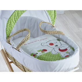 Kinder Valley Quiet as a Mouse Baby Moses Basket Bedding Set