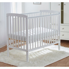 Kinder Valley Sydney Compact Cot White with Kinder Flow Mattress