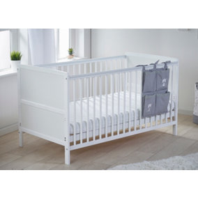 Kinder Valley Sydney Cot Bed White Kids Bedroom Furniture