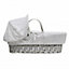 Kinder Valley White Dimple White Wicker Moses Basket