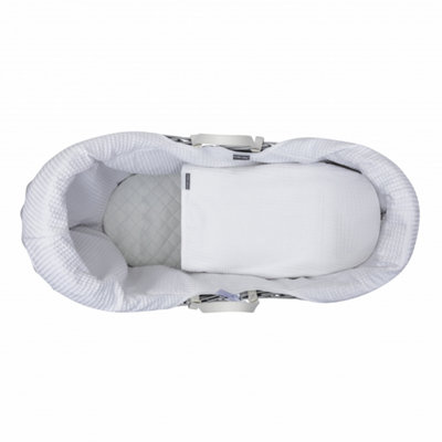 Set Biancheria Per Cesto Moses Waffle Bianco – For Your Little One