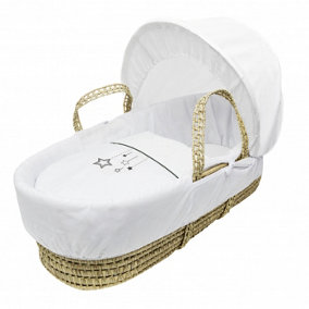 Kinder Valley White Wish Upon A Star Palm Moses Basket