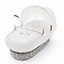 Kinder Valley White Wish Upon A Star White Wicker Moses Basket