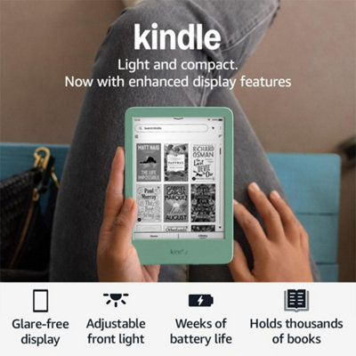 Kindle (newest gen) - Lightest and most compact with glare-free display