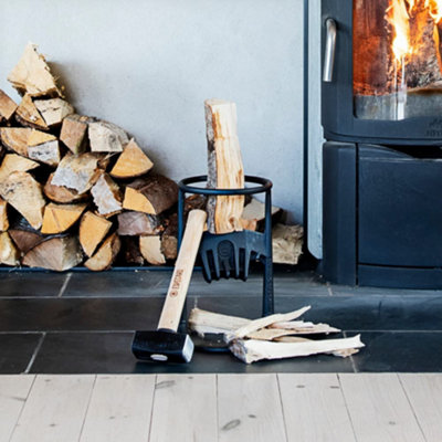 Kindling Cracker Original Cast Iron Durable Wood Cutter Log