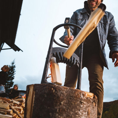 Kindling Cracker XL King Cast Iron Black Durable Wood Cutter Log ...