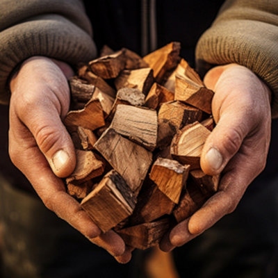 Kindling Wood Chips Rapid Fire Kindling by Laeto Firewood Depot x4 10L Bags - FREE DELIVERY INCLUDED - 3