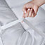 King 4 Inch Thick Super Soft Mattress Topper, Hypoallergenic, Comfy, Deep Fill - Machine Washable