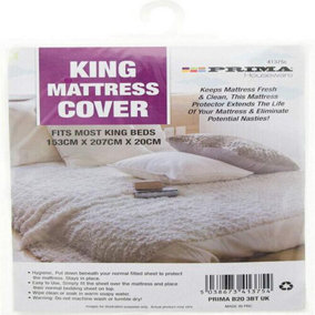 King Bed Mattress Protector Cover Sheet Comfy Cosy Washable Bedding Anti Bug