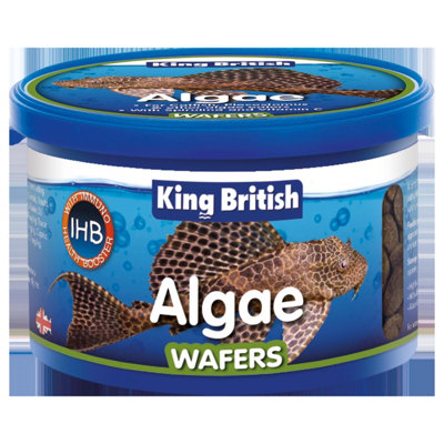 King British Algae Wafers (with Ihb) 100g (Pack of 6)