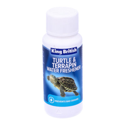 King British Turtle Terrapin Water Freshener 100ml Prevent Bad