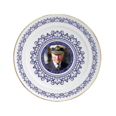 King Charles Commemorative Plate in Gift Box