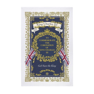 King Charles Coronation Royal Special Tea Towel