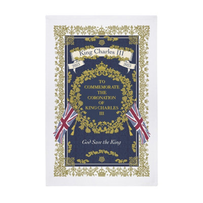King Charles Coronation Royal Special Tea Towel