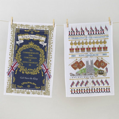 King Charles Coronation Royal Special Tea Towel - 4