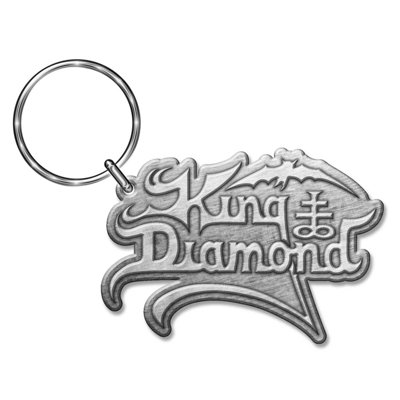 King Diamond Logo Metal Keyring Silver (One Size)